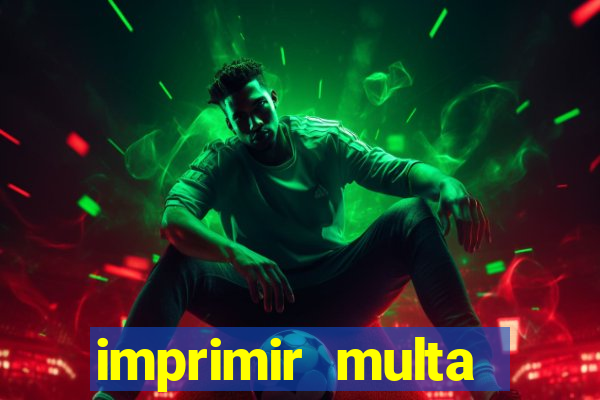 imprimir multa detran mg