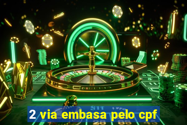 2 via embasa pelo cpf