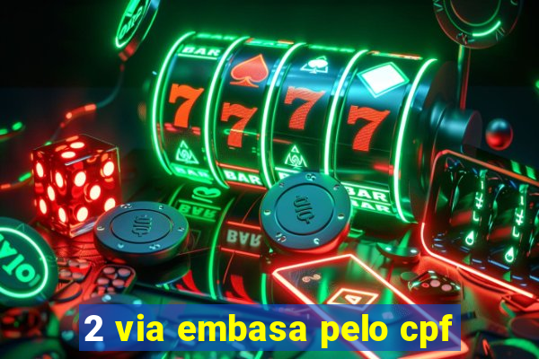 2 via embasa pelo cpf