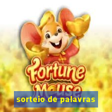 sorteio de palavras