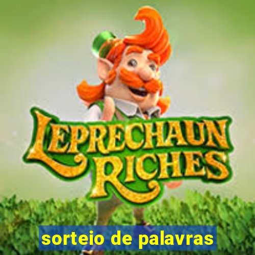 sorteio de palavras