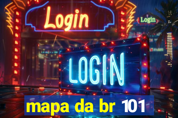 mapa da br 101
