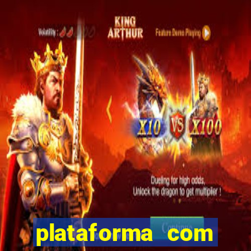 plataforma com chuva de dinheiro