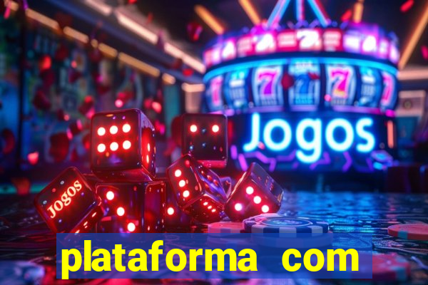 plataforma com chuva de dinheiro