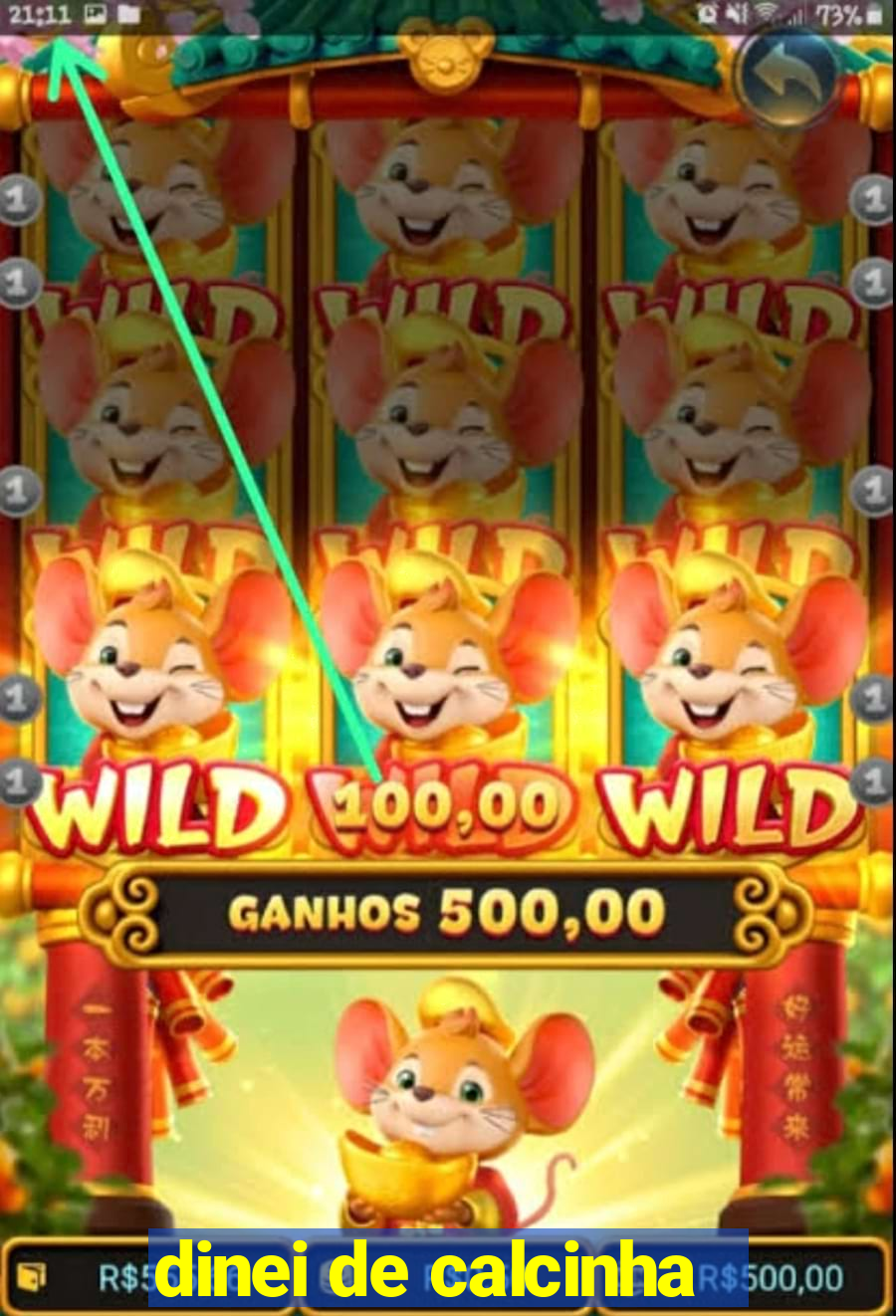 dinei de calcinha