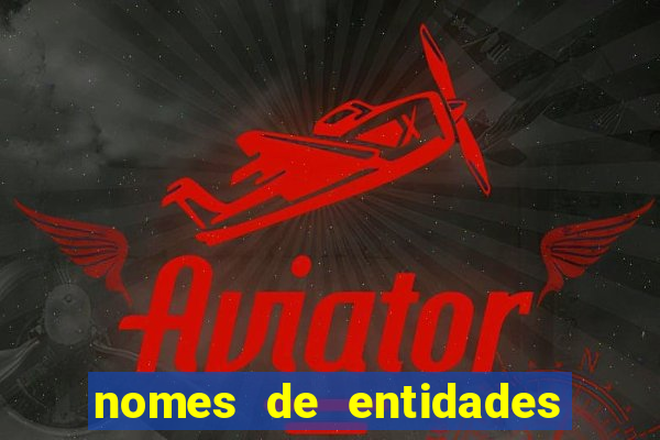 nomes de entidades do mal