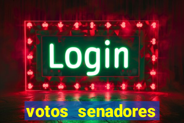 votos senadores impeachment moraes