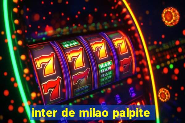 inter de milao palpite