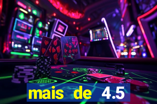 mais de 4.5 escanteios o que significa