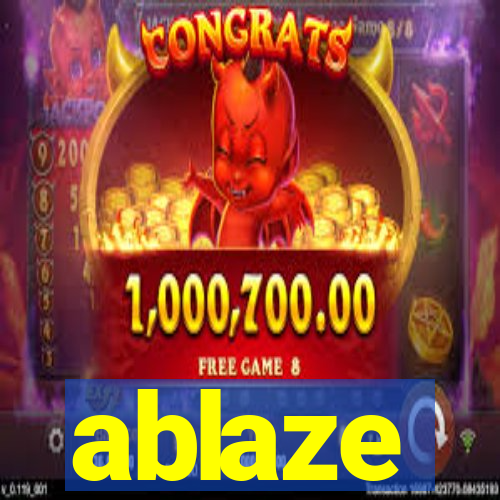 ablaze