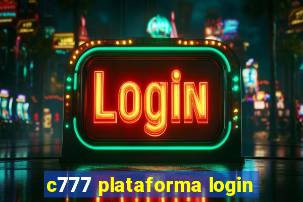 c777 plataforma login