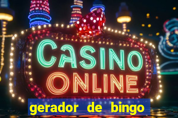 gerador de bingo cha de bebe