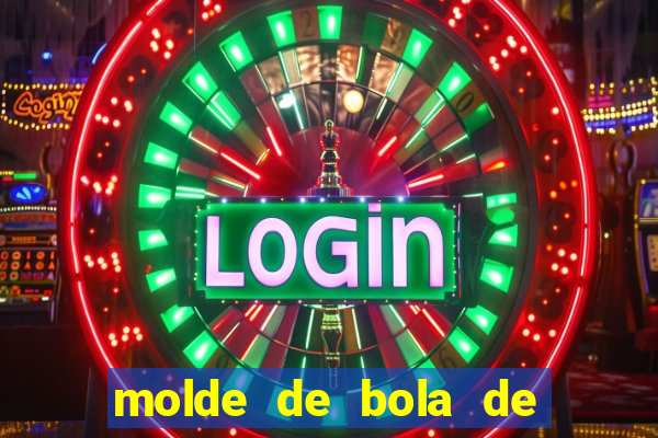 molde de bola de futebol para imprimir