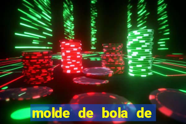 molde de bola de futebol para imprimir