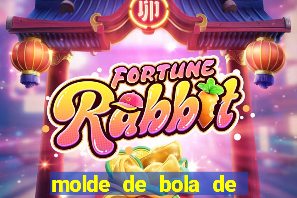 molde de bola de futebol para imprimir