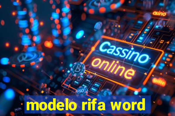 modelo rifa word