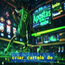 criar cartela de bingo no word