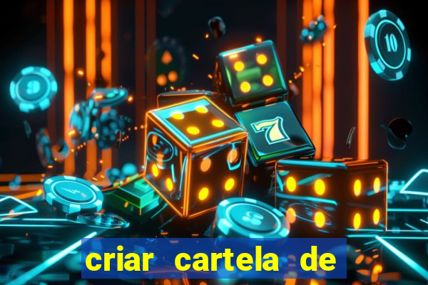criar cartela de bingo no word