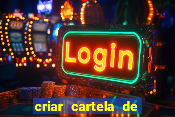 criar cartela de bingo no word