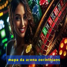 mapa da arena corinthians