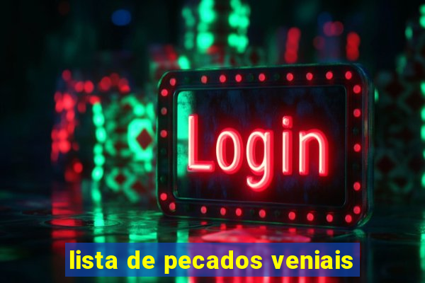 lista de pecados veniais
