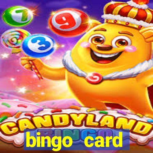 bingo card generator with pictures