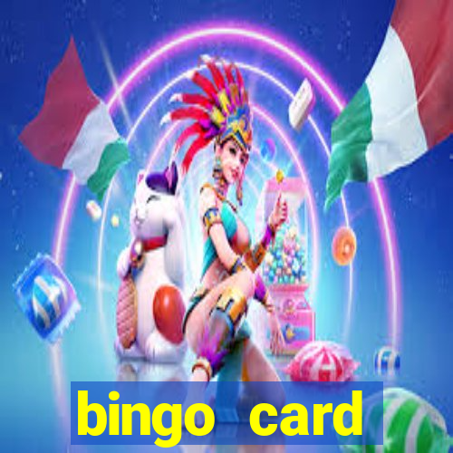 bingo card generator with pictures