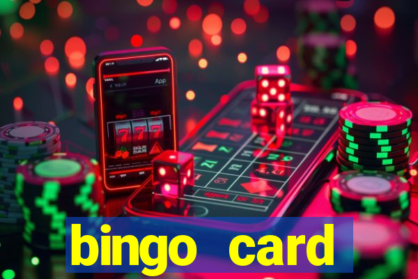bingo card generator with pictures