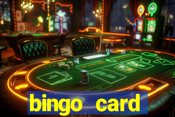 bingo card generator with pictures