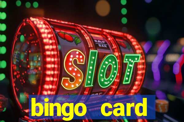 bingo card generator with pictures