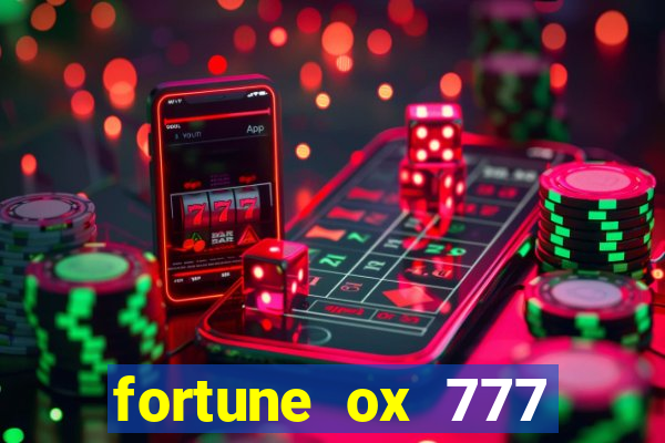 fortune ox 777 fortuna 77