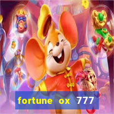 fortune ox 777 fortuna 77