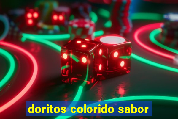 doritos colorido sabor