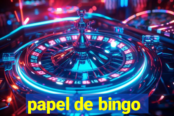papel de bingo