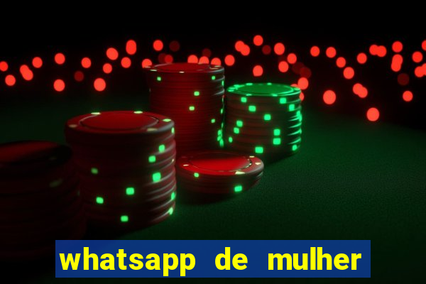 whatsapp de mulher de programa