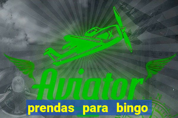 prendas para bingo de natal