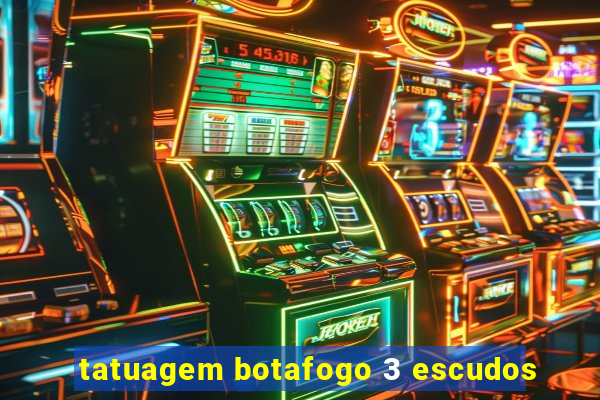 tatuagem botafogo 3 escudos