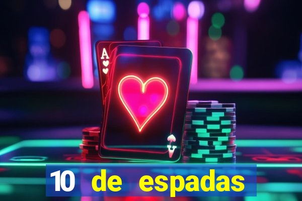 10 de espadas tarot amor