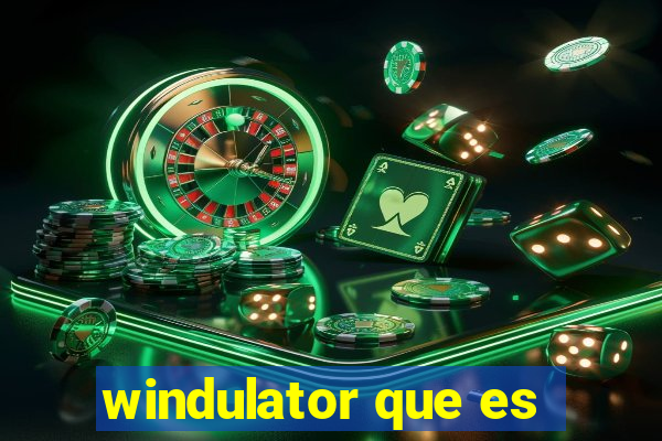 windulator que es