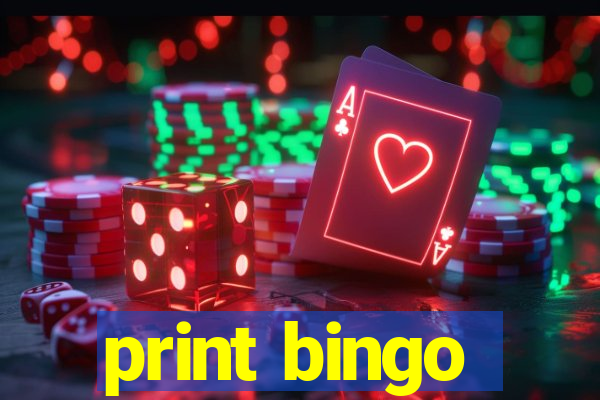 print bingo