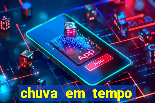 chuva em tempo real ipmet