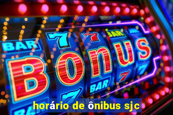 horário de ônibus sjc