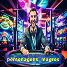 personagens magros de desenhos