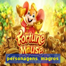 personagens magros de desenhos