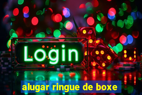 alugar ringue de boxe