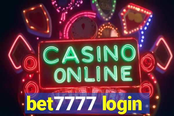 bet7777 login
