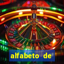 alfabeto de caligrafia bonita