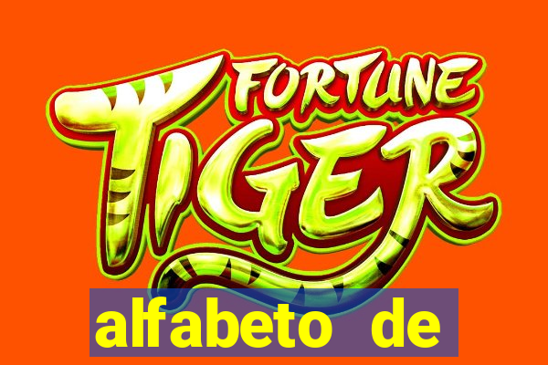 alfabeto de caligrafia bonita