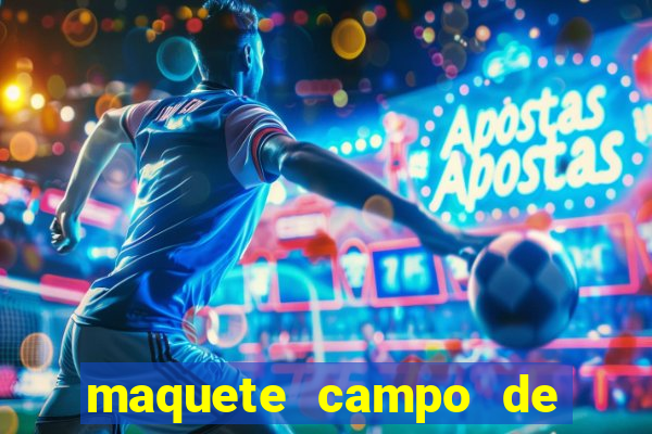 maquete campo de futebol (isopor)