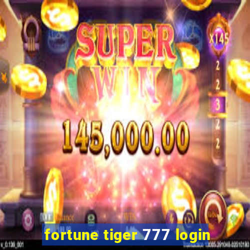 fortune tiger 777 login